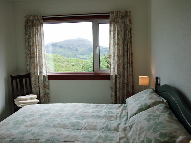 Master bedroom with countryside views