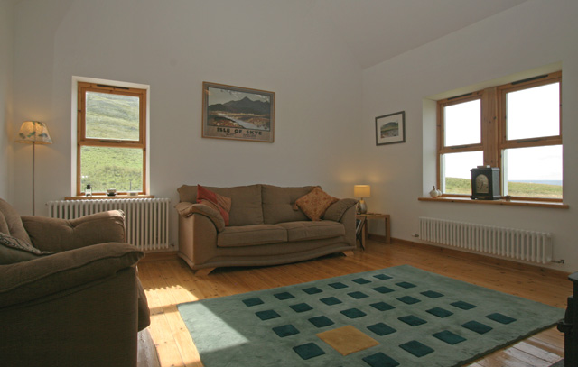 Sitting room showing dual aspect windows